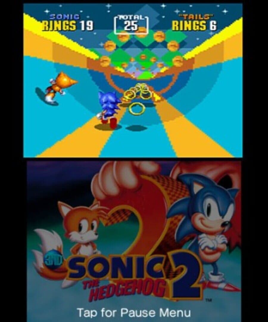 Cover von 3D Sonic the Hedgehog 2